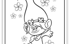 32 Trolls Coloring Pages (Free Pdf Printables) - Simply Love Coloring pertaining to Troll Thanksgiving Color Sheets