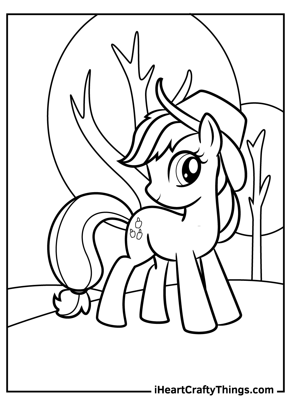 35 My Little Pony Coloring Pages (100% Free Printables) in Thanksgiving Coloring Sheet Little Pony