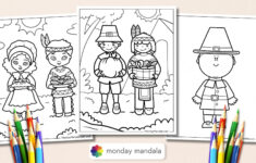 37 Pilgrim Coloring Pages (Free Pdf Printables) for Thanksgiving Pilgrim Coloring Sheets