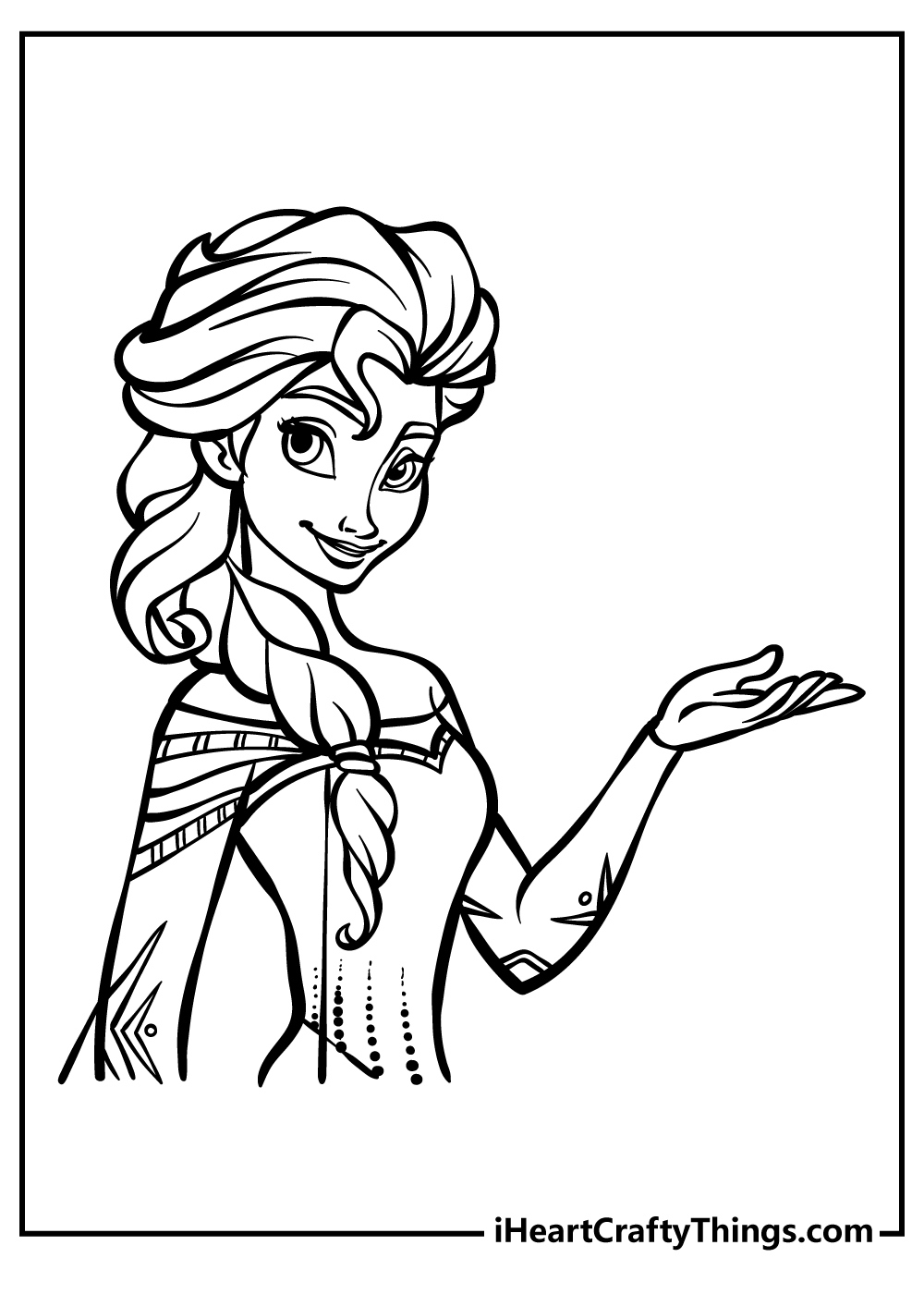 42 Elsa Coloring Pages (100% Free Printables) regarding Frozen Thanksgiving Coloring Sheet