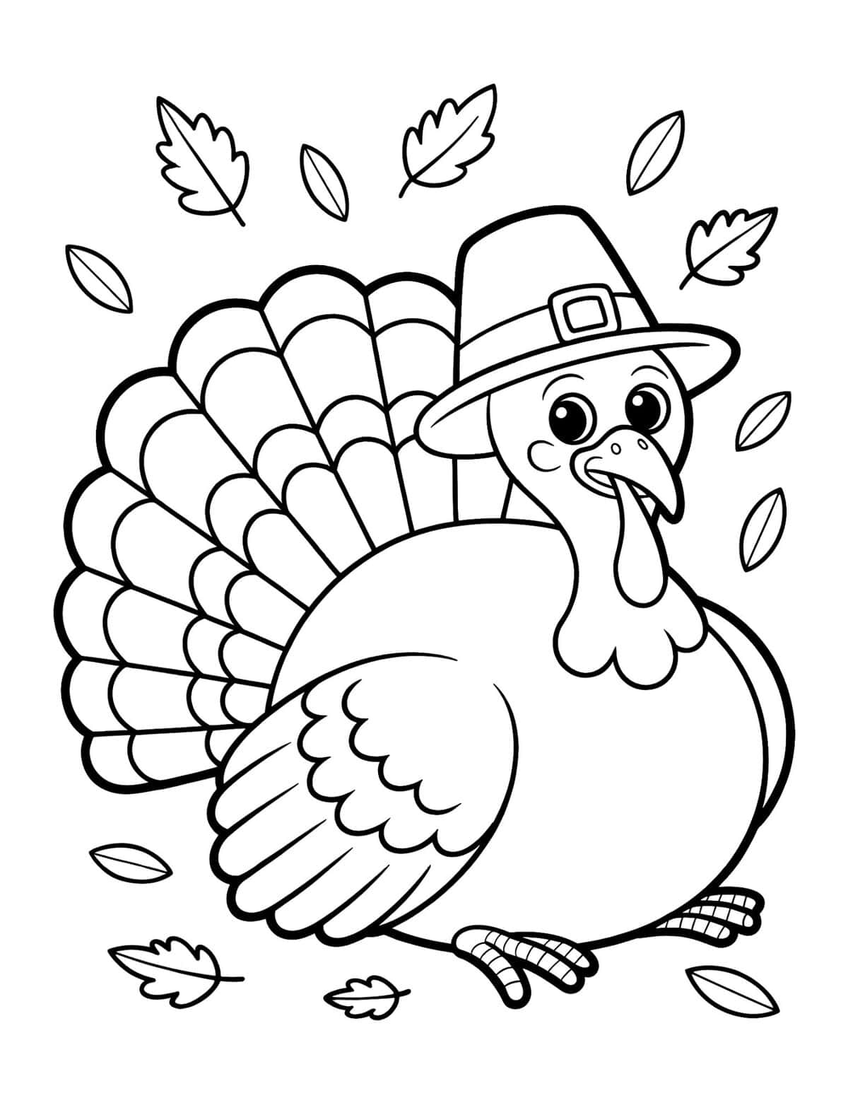 45 Free Thanksgiving Coloring Pages For Kids And Adults - Prudent regarding Thanksgiving For The Library Color Sheet