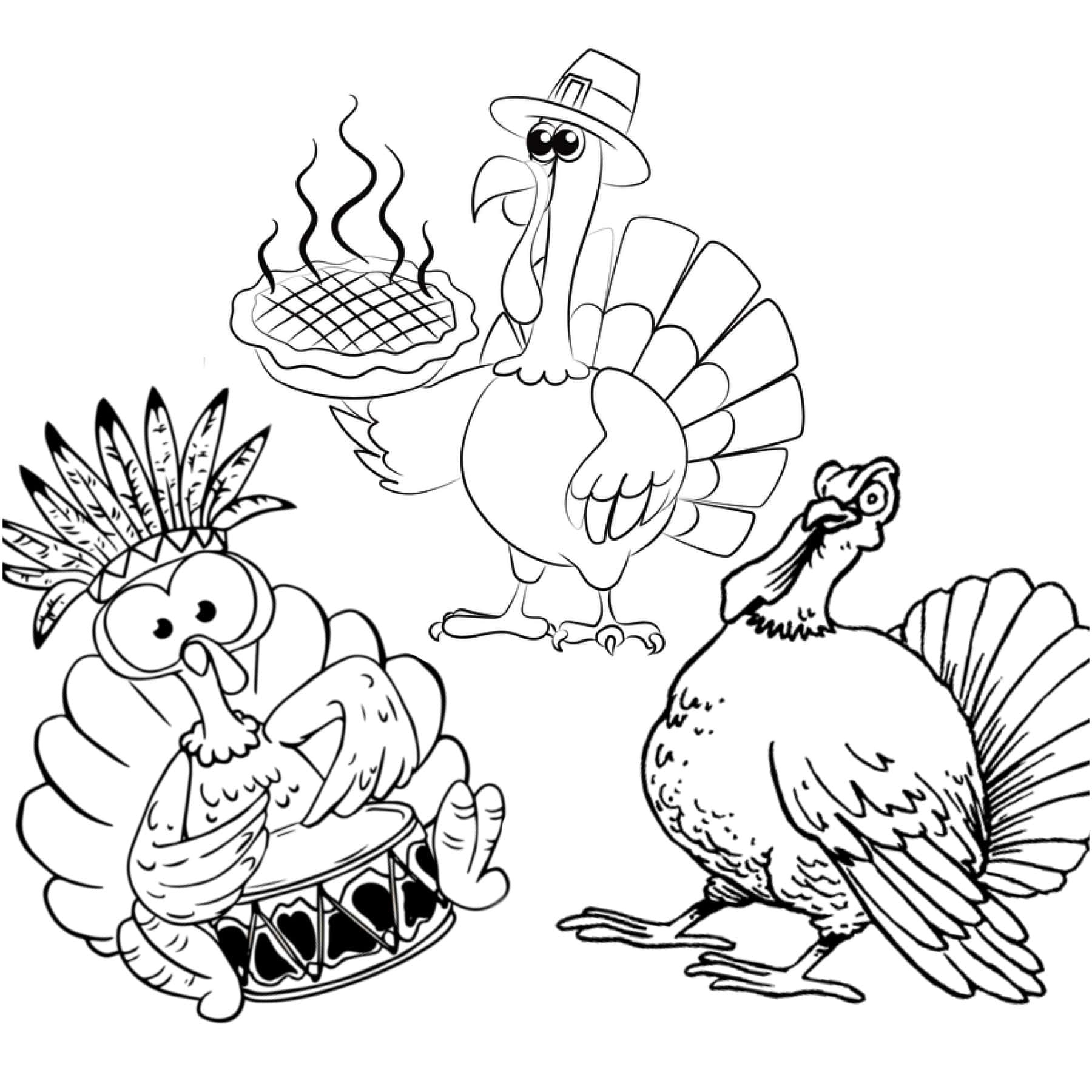 47 Cute Thanksgiving Turkey Coloring Pages –Free! | Artsy Pretty inside Coloring Sheets Thanksgiving Sideways