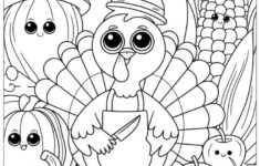 48 Awesome Fall Coloring Pages For Kids! inside Daycare Thanksgiving Coloring Sheet