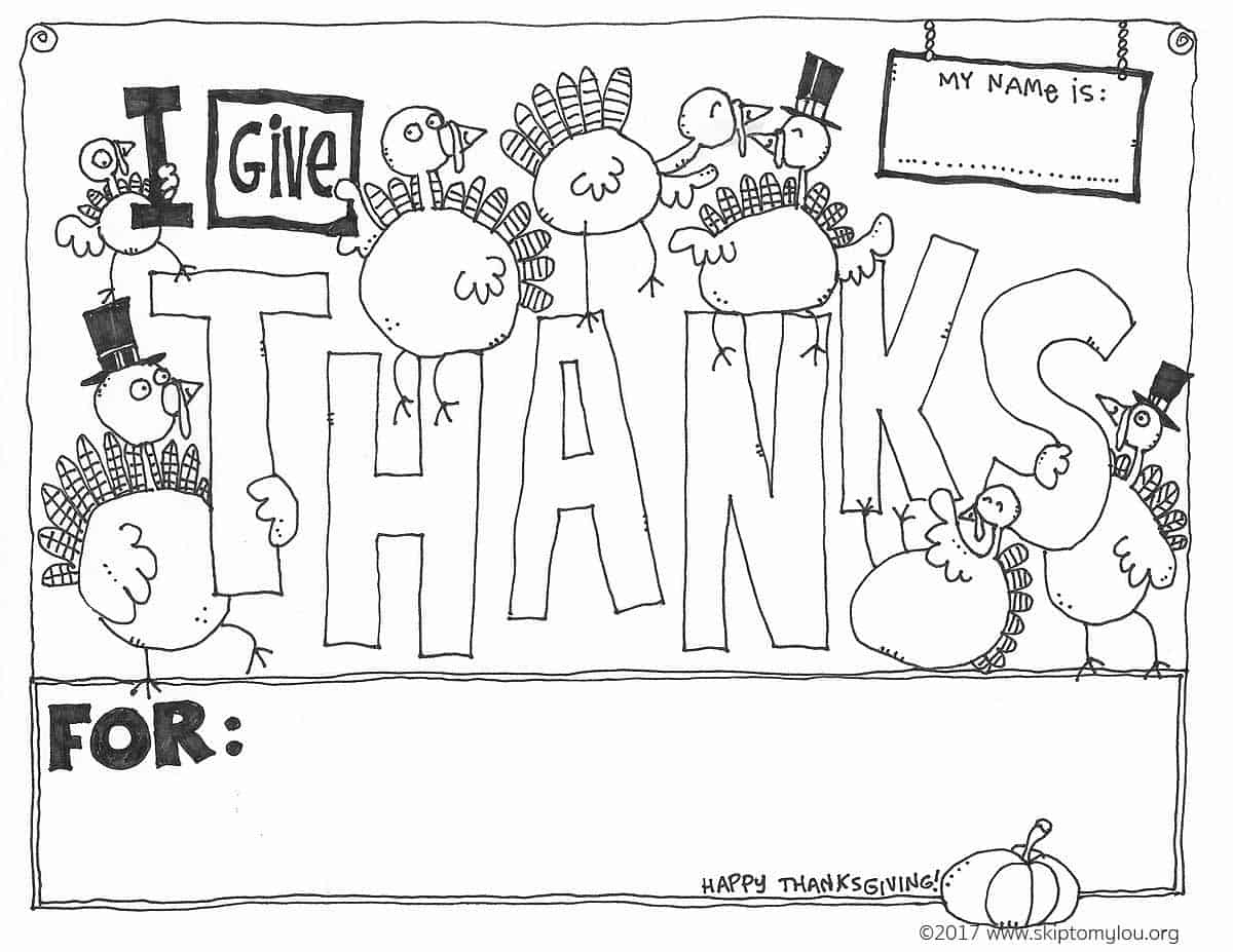 50+ Thanksgiving Coloring Pages | Skip To My Lou for Intractive Coloring Sheets Thanksgiving