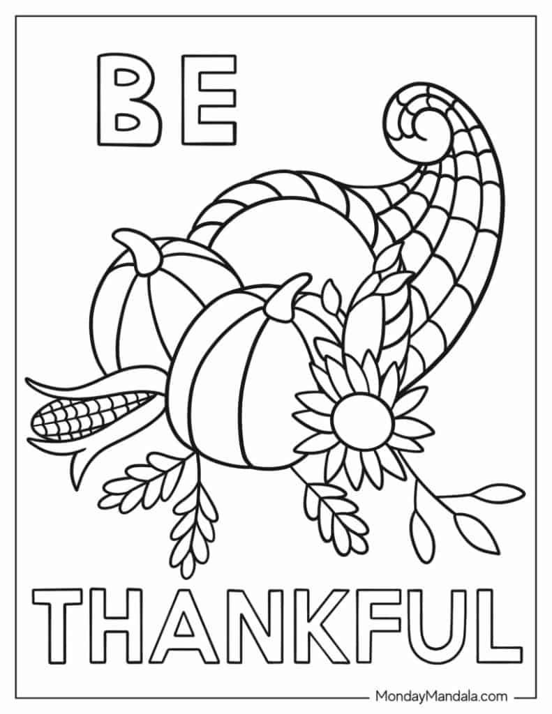 67 Thanksgiving Coloring Pages (Free Pdf Printables) regarding Printable Coloring Sheets Thanksgiving