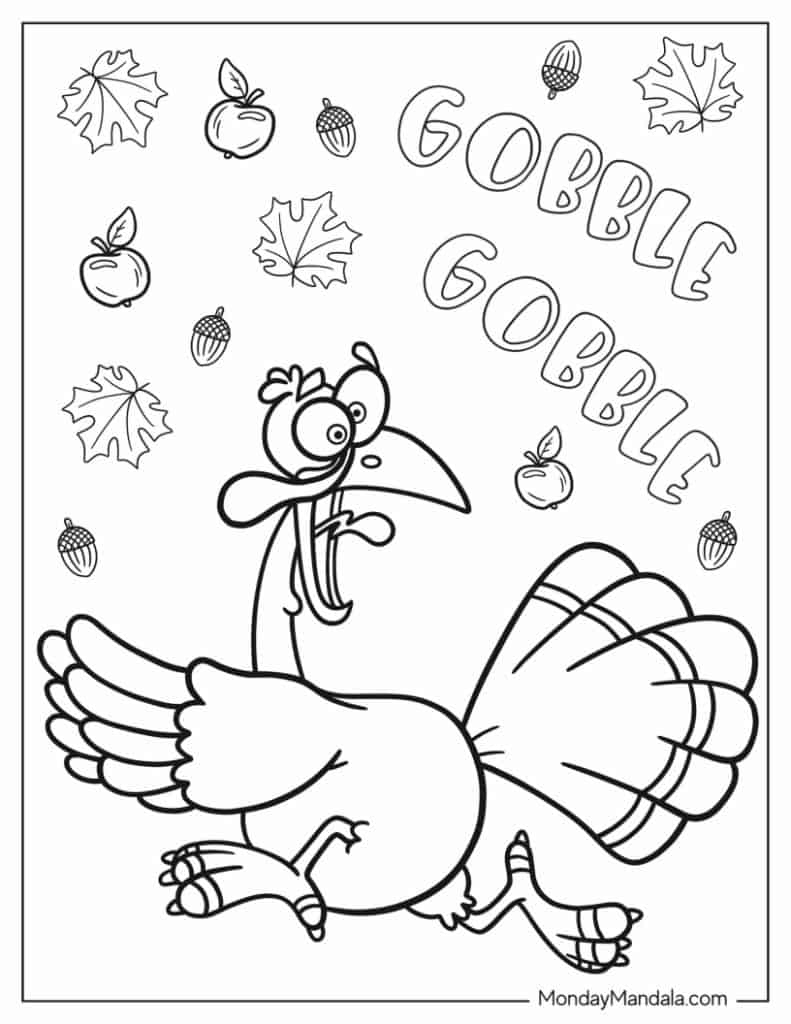 67 Thanksgiving Coloring Pages (Free Pdf Printables) within Printable Thanksgiving Color Sheet