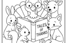 70+ Thanksgiving Coloring Pages (Free Pdf Printables) - Sketch And Fun within Thanksgiving Coloring Sheets Woodlan Animals