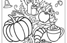 82 Autumn &amp; Fall Coloring Pages (Free Pdf Printables) throughout Candle Coloring Sheet Thanksgiving