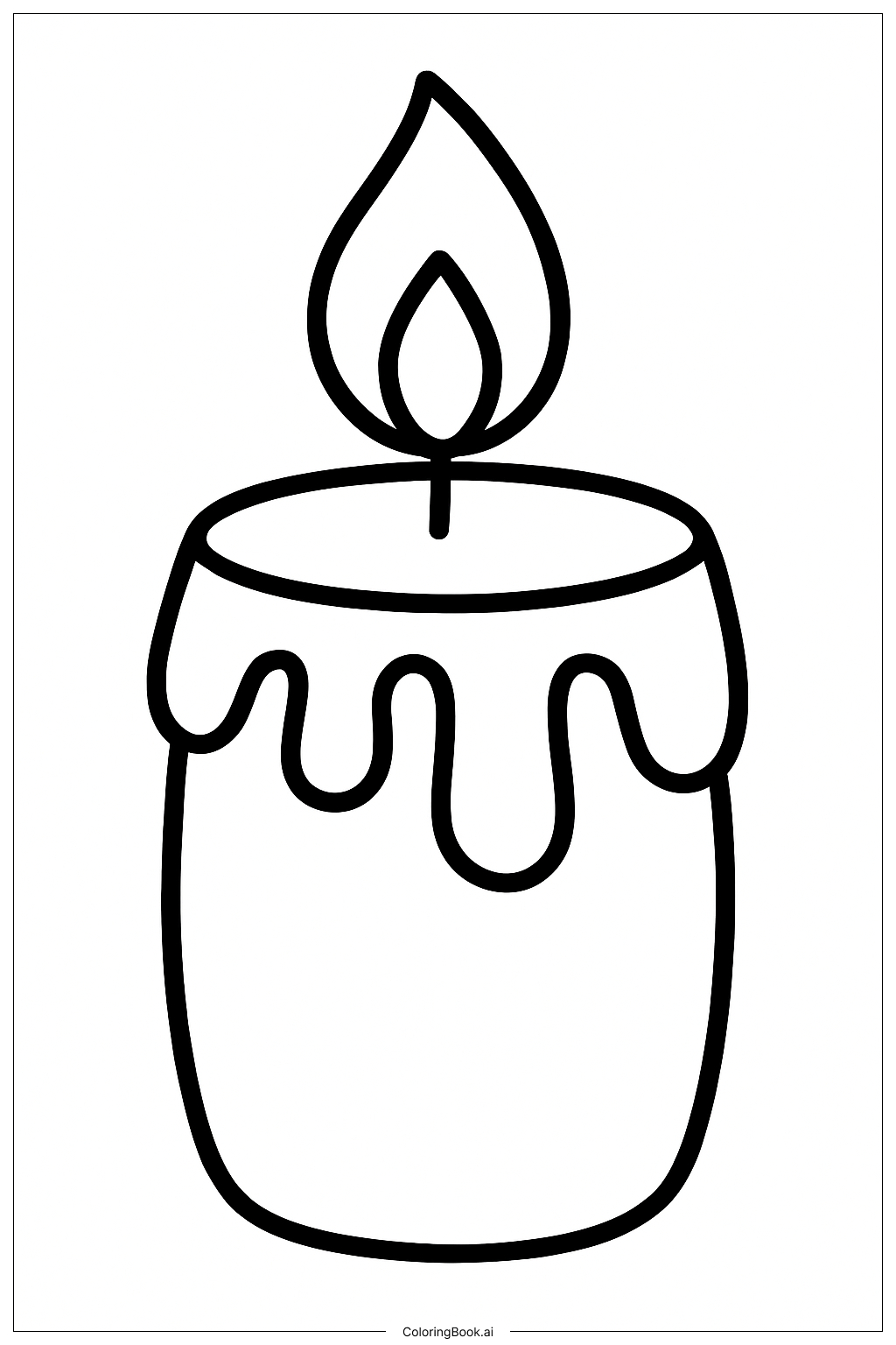 A Warm Thanksgiving Candle Coloring Page (Free Pdf&amp;amp;Png Printable) pertaining to Candle Coloring Sheet Thanksgiving