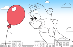 Bluey At Macy'S Parade Colouring Sheet - Bluey Official Website for Bluey Thanksgiving Coloring Sheet