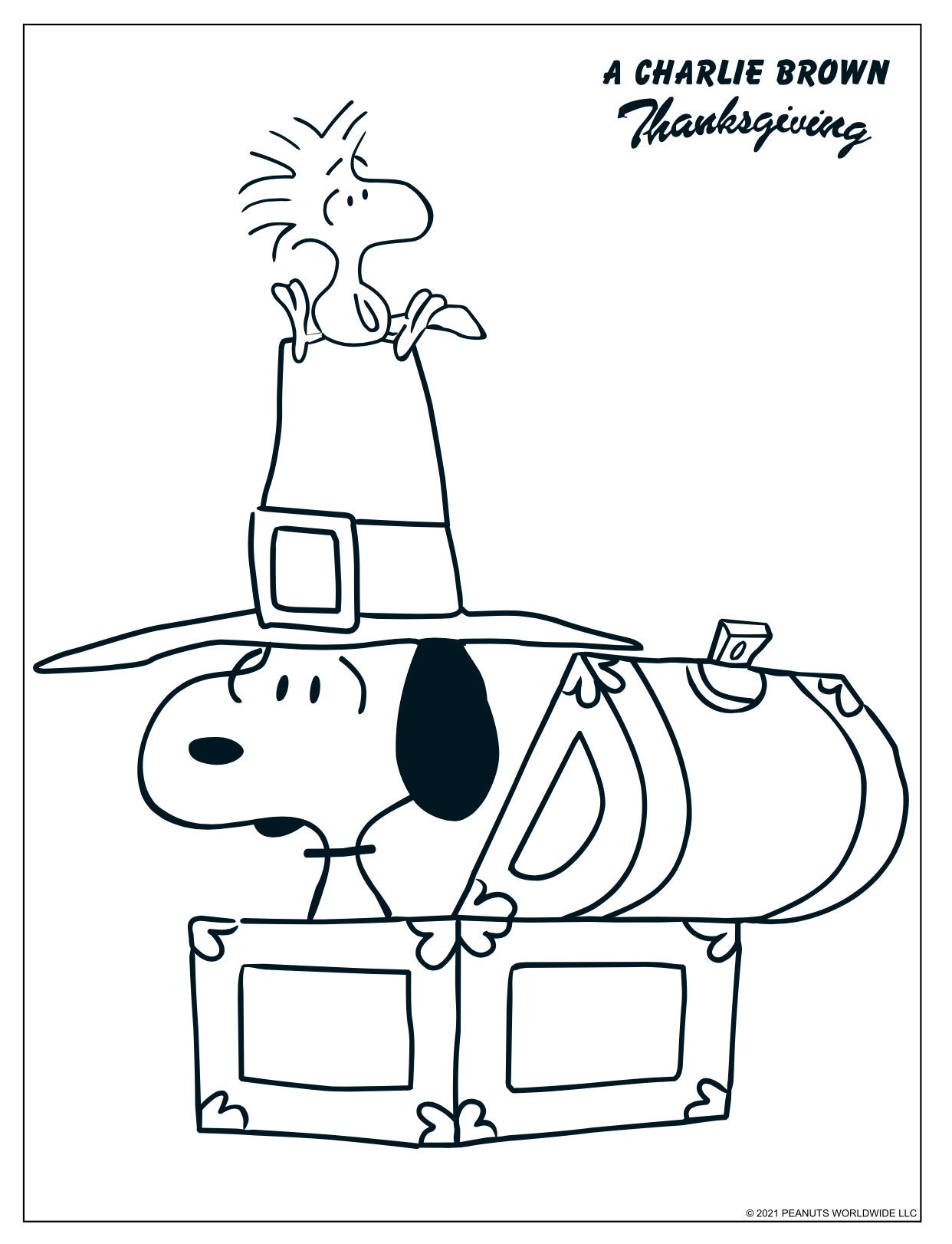 Charlie Brown Holiday Coloring Pages: Peanuts Christmas, Easter with regard to Snoopy Thanksgiving Coloring Sheet