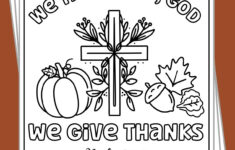 Christian Thanksgiving Coloring Pages For Sunday School intended for Church Thanksgiving Coloring Sheets