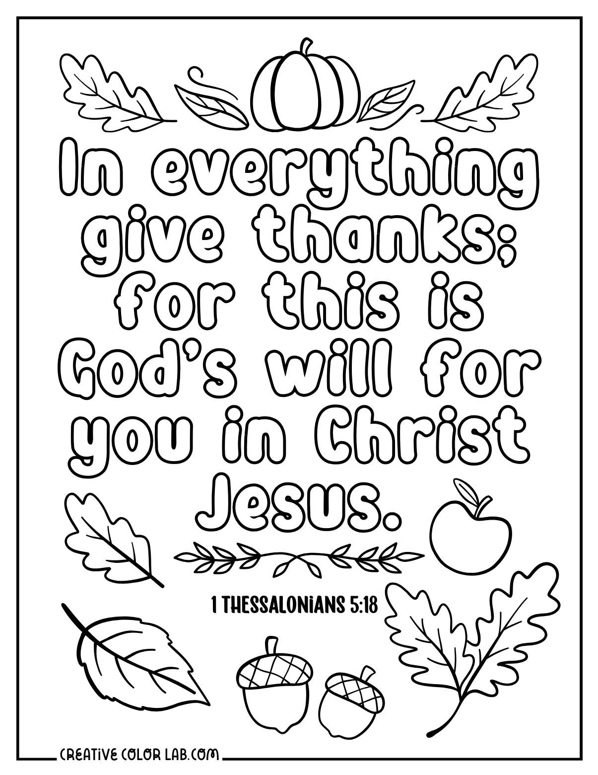 Christian Thanksgiving Coloring Pages For Sunday School throughout Bible Verse Thanksgiving Coloring Sheet