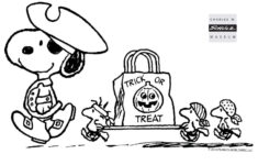 Coloring Sheets - Charles M. Schulz Museum intended for Snoopy Thanksgiving Coloring Sheet