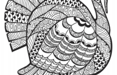 Detailed Turkey Advanced Coloring Page | A To Z Teacher Stuff with regard to Thanksgiving Coloring Sheets Adult Printable