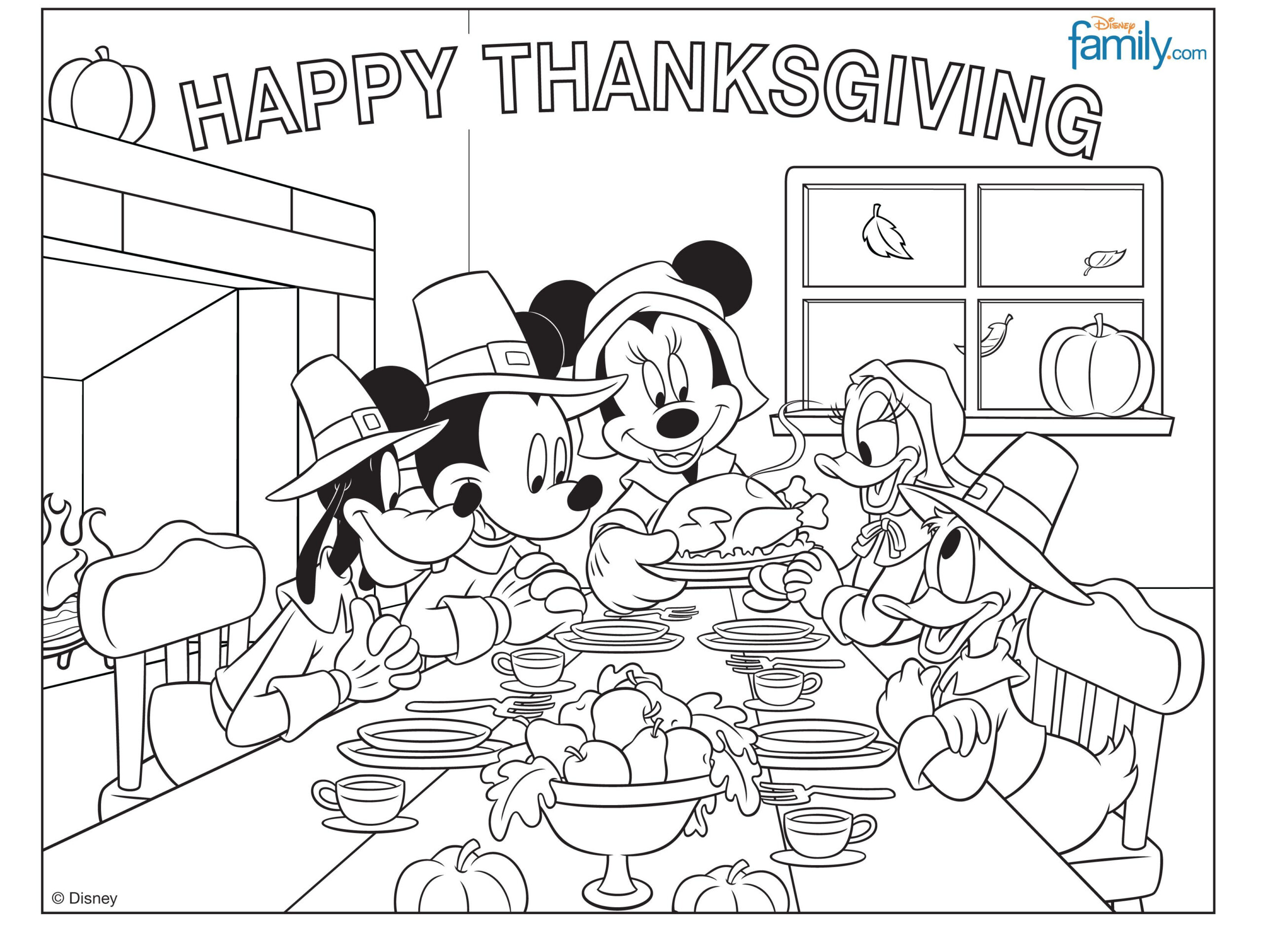 ▷ Disney Thanksgiving: Coloring Pages &amp;amp; Books - 100% Free And within Disney Thanksgiving Coloring Sheet