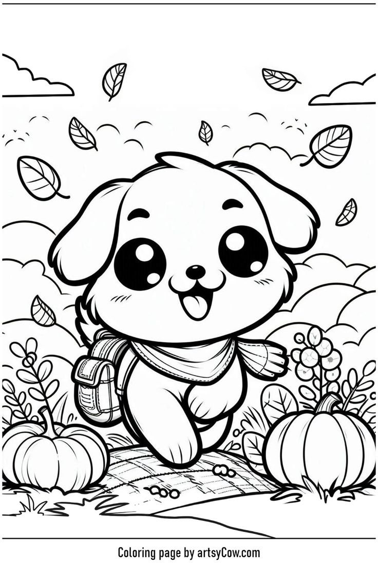 Easy Thanksgiving Dog Coloring Pages: 35 Free Coloring Sheets pertaining to Simple Thanksgiving Dog Color Sheets