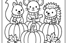 Fall Coloring Pages To Download And Print in Thanksgiving Fall Coloring Sheets