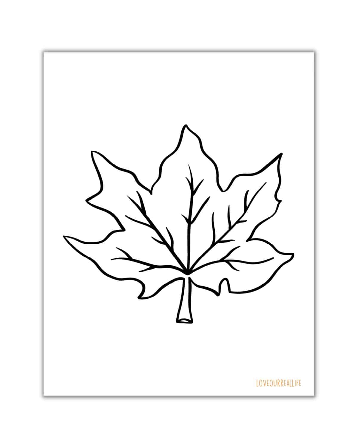 Fall Leaves Coloring Pages + Free Printable Leaf Templates ⋆ Love intended for Thanksgiving Leaves Coloring Sheet