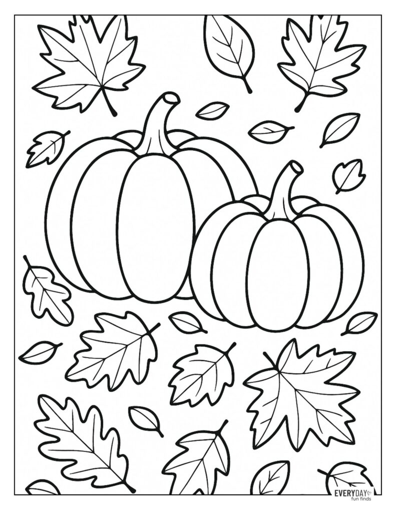 Fall Leaves Coloring Pages - Free Printables pertaining to Thanksgiving Leaves Coloring Sheet