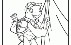 Franklin'S Coloring To Download For Free - Franklin Coloring Pages for Franklin'S Thanksgiving Color Sheet