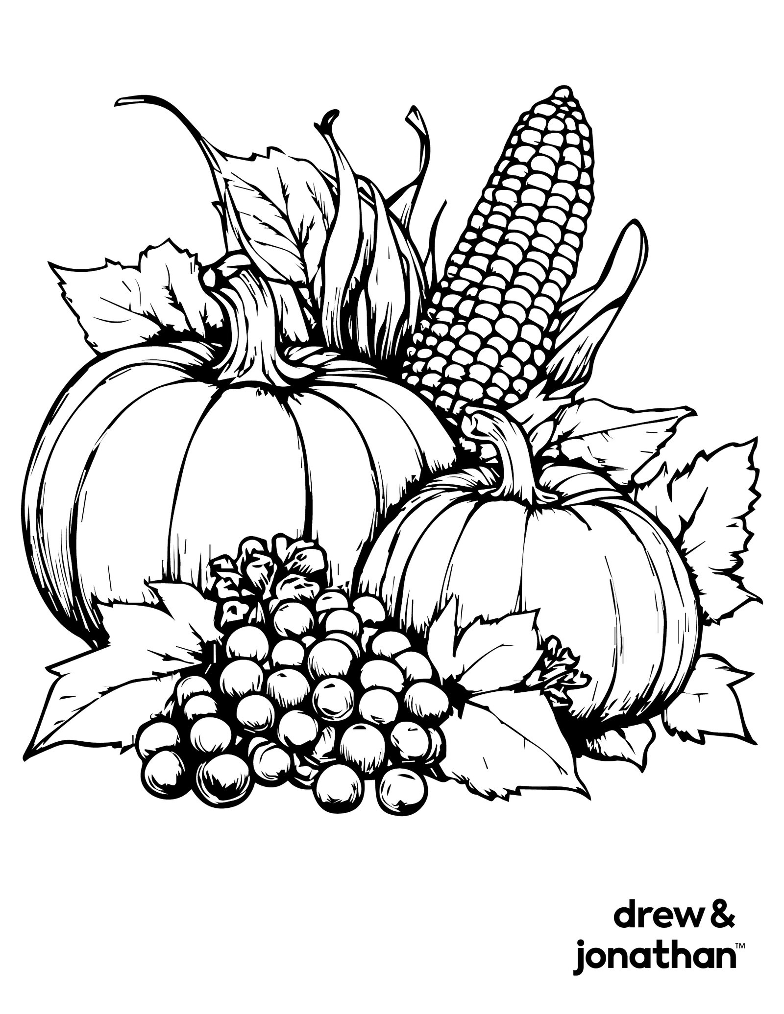 Free Printable Thanksgiving Coloring Pages For Kids regarding Thanksgiving Basket Coloring Sheets