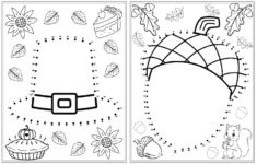 Free Printable Thanksgiving Dot To Dots - The Artisan Life regarding Dots Thanksgiving Dot Color Sheets