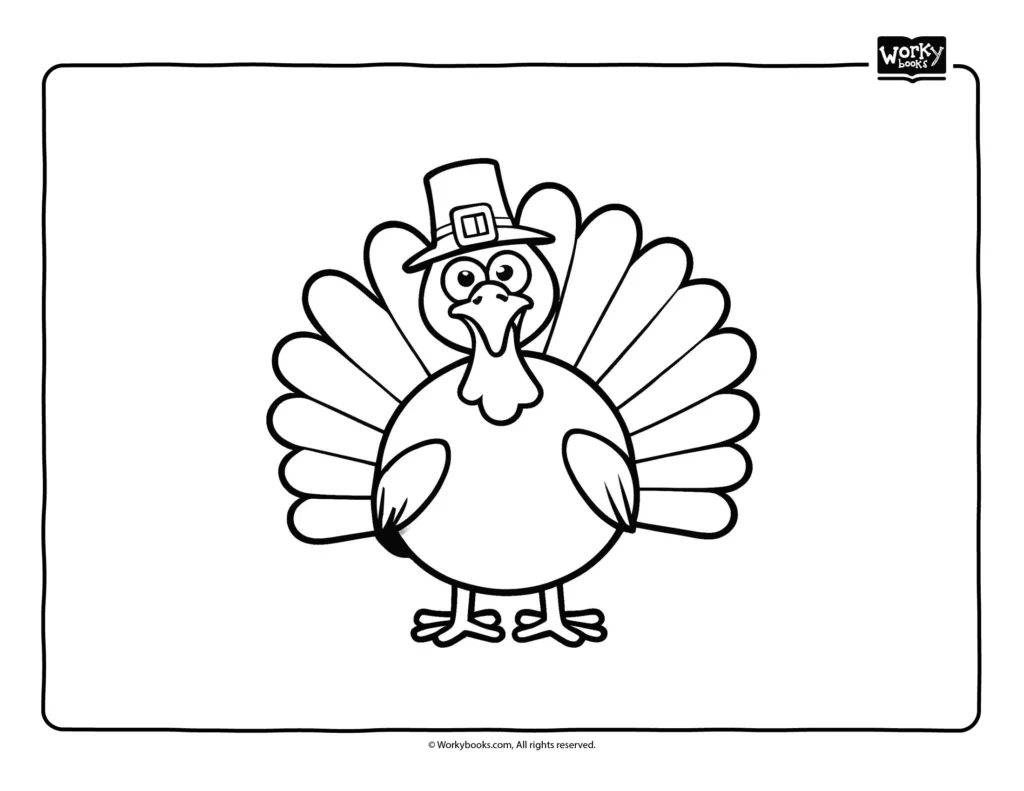 Free Thanksgiving Coloring Pages For Kids | Workybooks inside Free Thanksgiving Coloring Sheets For Kindergarten