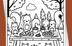 Free Thanksgiving Coloring Pages in Thanksgiving Coloring Sheets Woodlan Animals