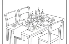 Free Thanksgiving Coloring Pages (Printable Pdfs) pertaining to Candle Coloring Sheet Thanksgiving