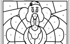 Free Thanksgiving Colornumber Pages - Play Party Plan with Thanksgiving Color By Number Sheet