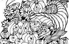 Free Thanksgiving Drawing To Print And Color - Thanksgiving in Thanksgiving Color Sheets For Teenagers