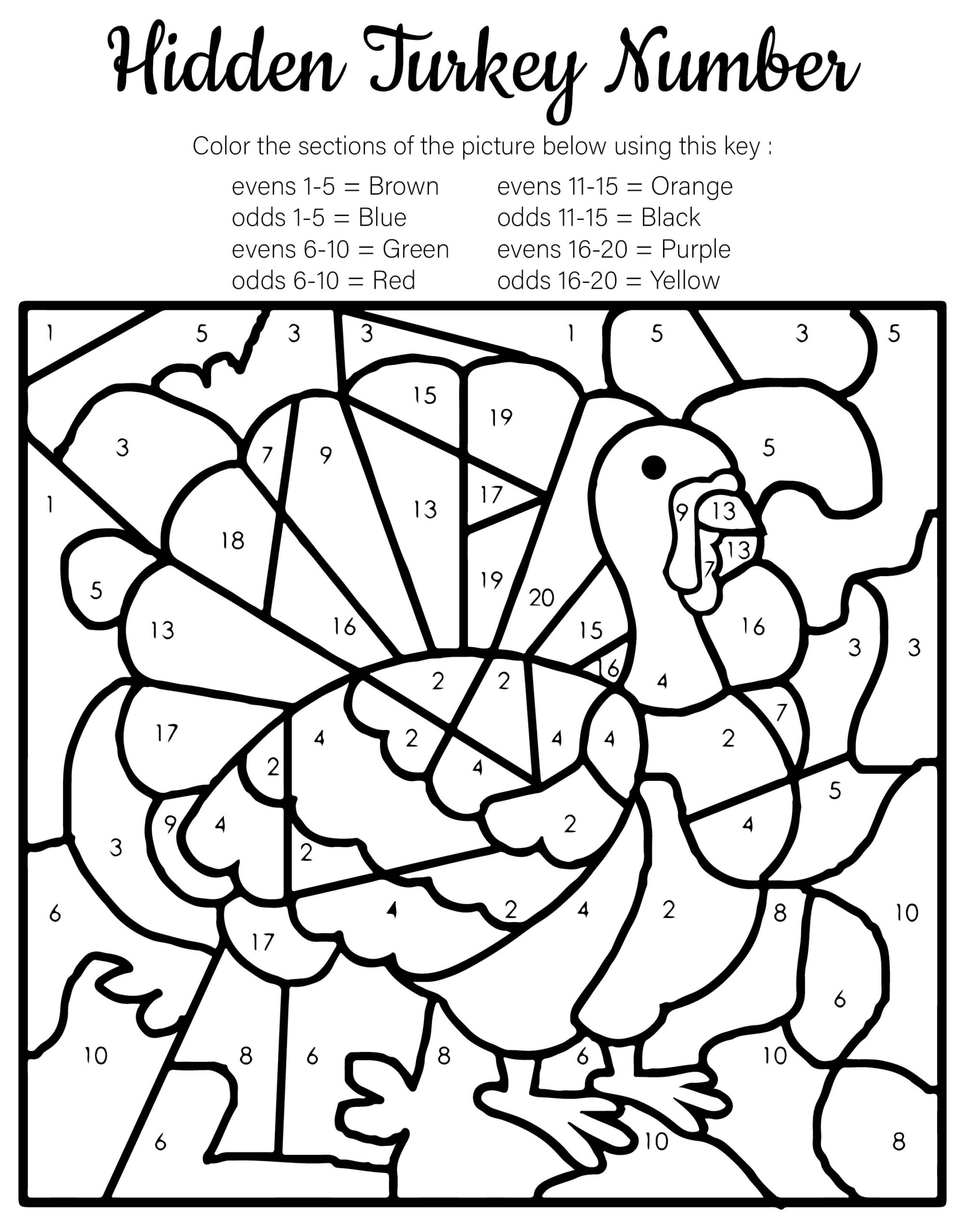Free Thanksgiving Multiplication Worksheets | Multiplication for Multiplication Coloring Sheet Thanksgiving