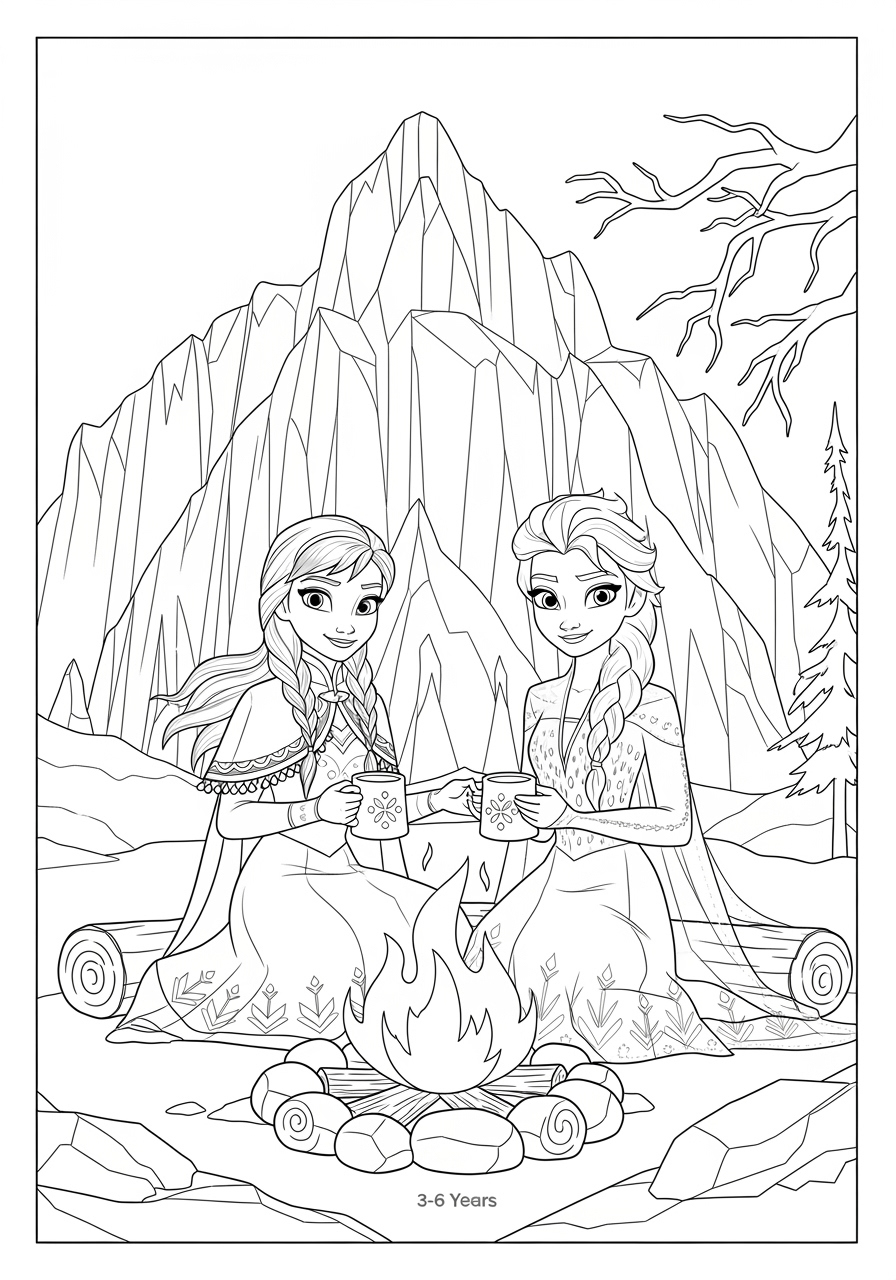 Frozen Thanksgiving Coloring Pages | Fun &amp;amp; Festive Printables with regard to Frozen Thanksgiving Coloring Sheet