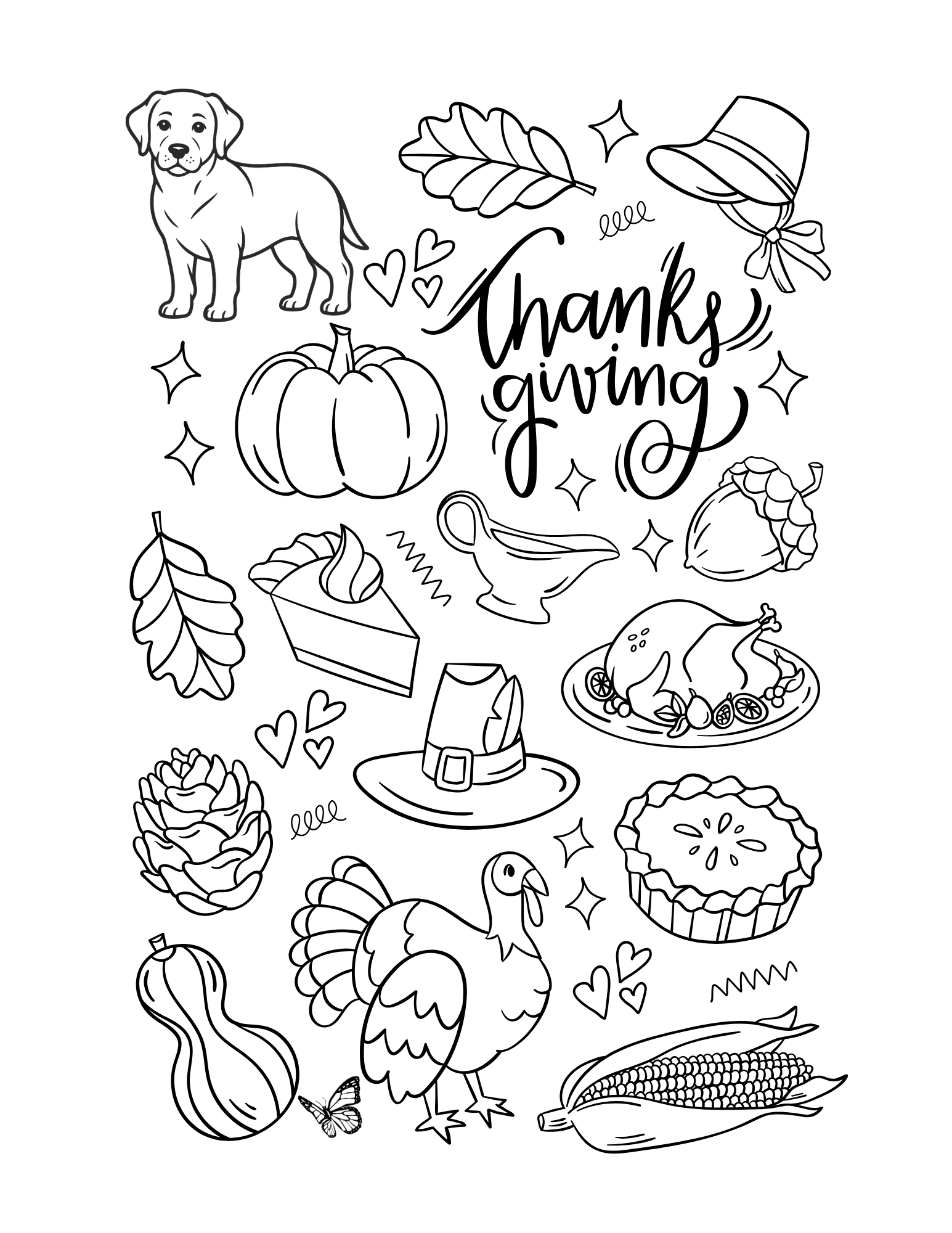 Governor Ivey&amp;#039;S Thanksgiving Coloring Page - regarding Thanksgiving 2025 Color Sheets