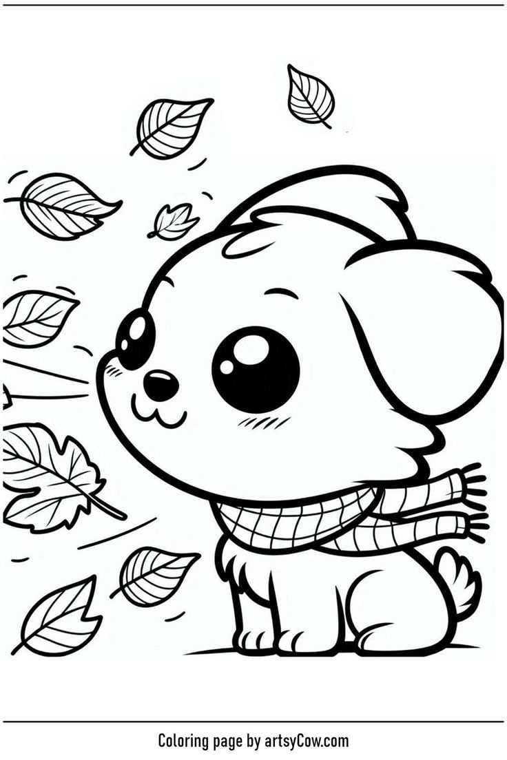 Inspiring Thanksgiving Dog Coloring Pages: 35 Puppy Coloring Pages intended for Thanksgiving Animals Coloring Sheet Cute