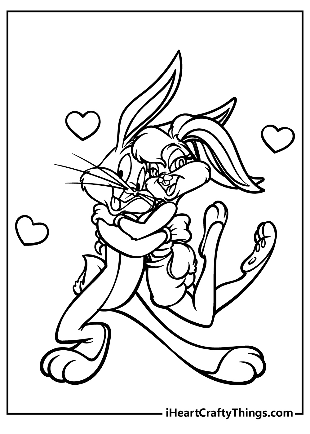 Looney Tunes Coloring Pages (100% Free Printables) for Bugs Bunny Thanksgiving Coloring Sheets