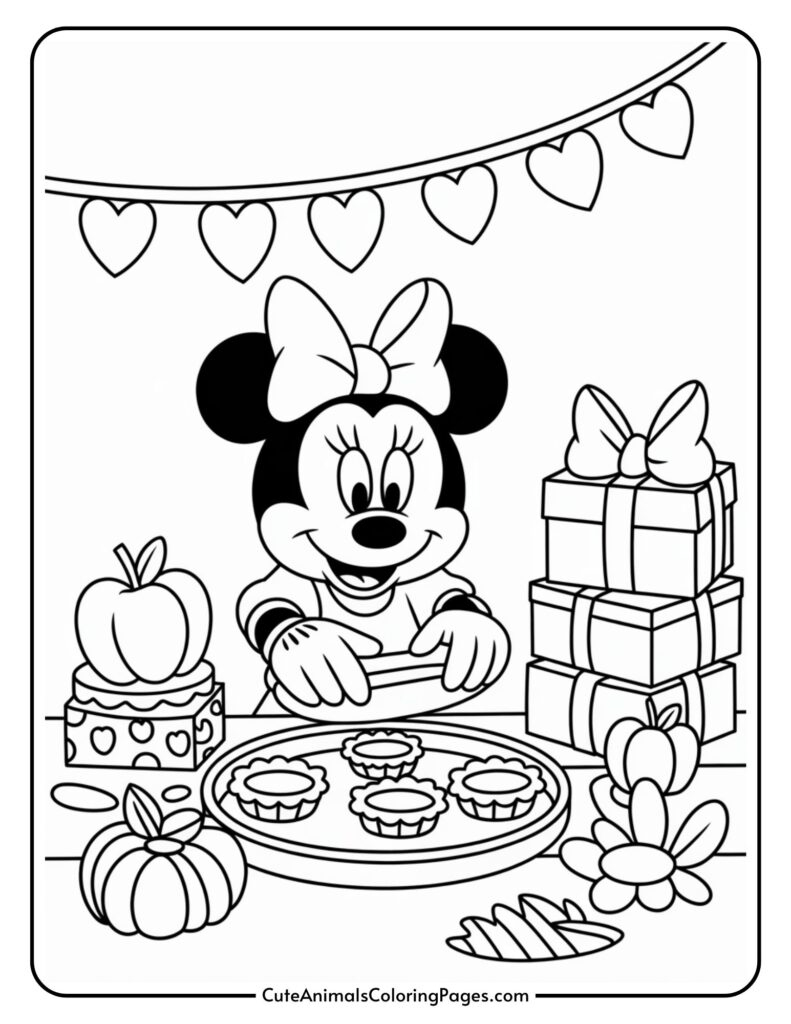 Mickey Mouse Thanksgiving Coloring Page (9 Coloring Sheets) - Cute in Dot To Dot Thanksgiving Mouse Coloring Sheet