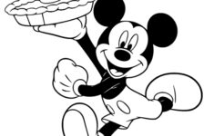 Mickey Mouse Thanksgiving Coloring Pages: Printable Activity (Pdf for Mickey Thanksgiving Coloring Sheets
