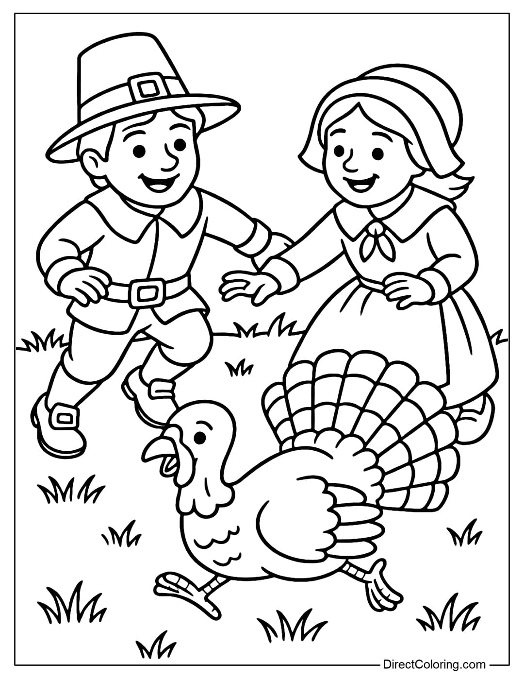 Pilgrim Coloring Pages - Free Pdf To Download And Print with regard to Preschool Thanksgiving Pilgrim Coloring Sheet