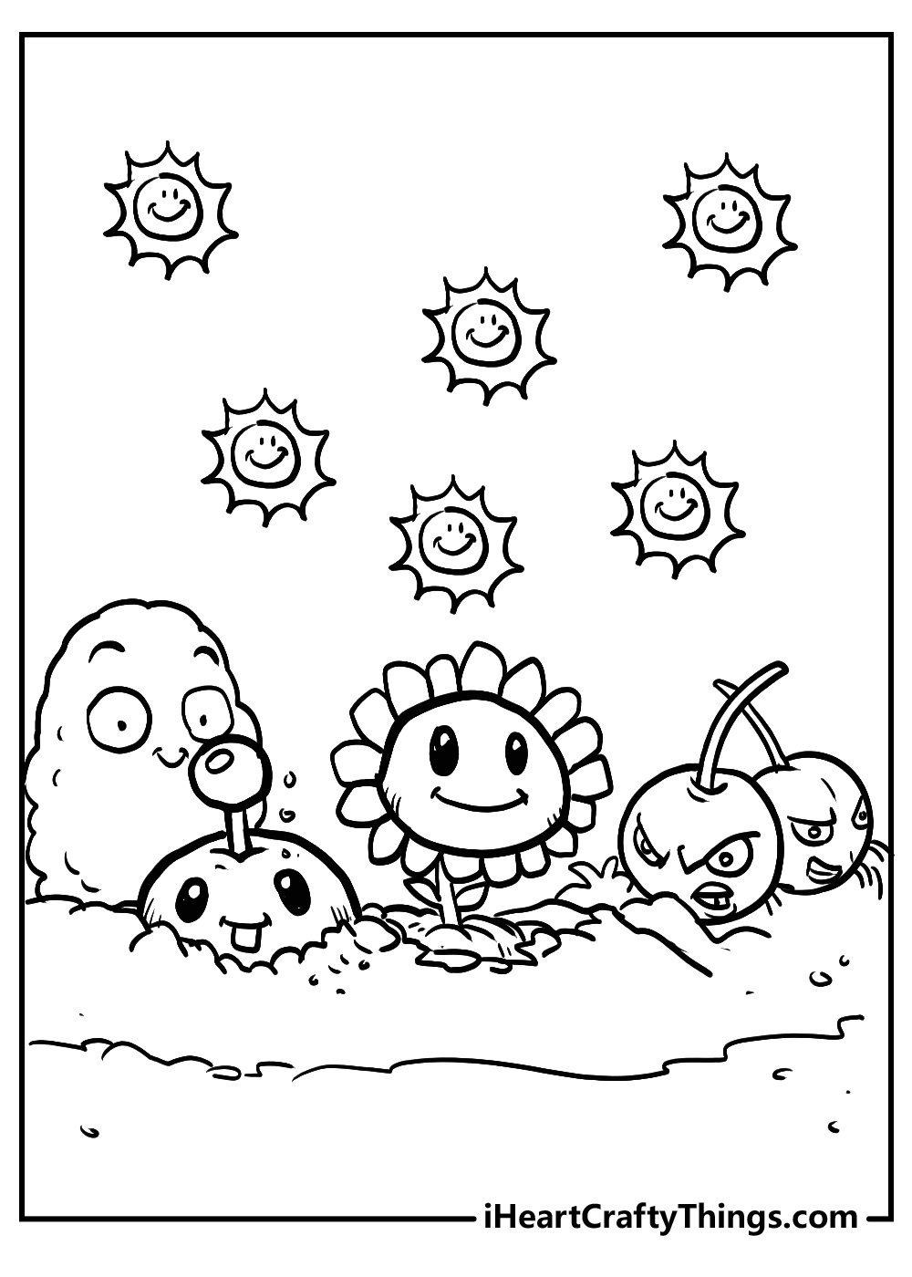 Plants Vs. Zombies Coloring Pages: 50 Free Pdf Printables intended for Plants Vs Zombies Thanksgiving Coloring Sheets