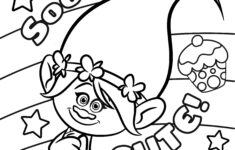 Poppy : So Cute ! - Trolls Coloring Pages pertaining to Troll Thanksgiving Color Sheets