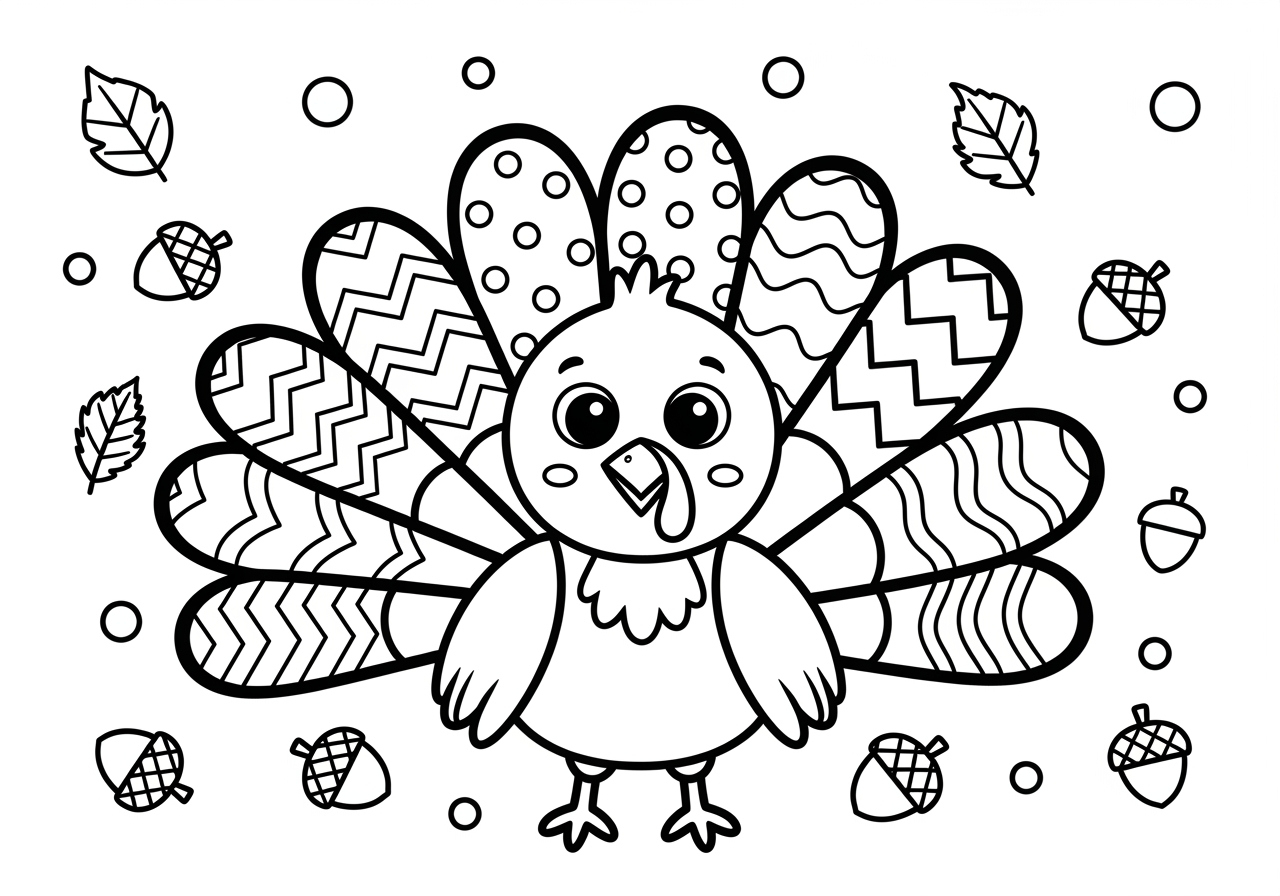 Pre K Thanksgiving Coloring Page: Fun &amp;amp; Festive within Thanksgiving Coloring Sheets Pre-K