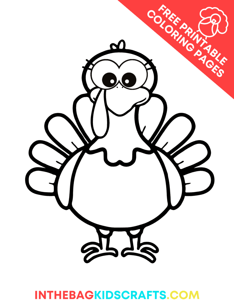 Preschool Thanksgiving Coloring Pages • In The Bag Kids&amp;#039; Crafts intended for Coloring Sheets Thanksgiving Sideways