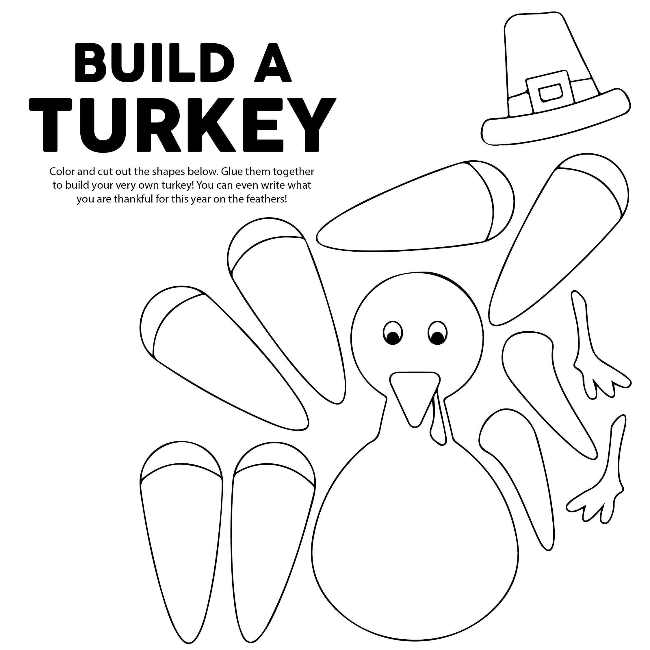 Printable Thanksgiving Activities - Printable Party Favors with regard to Pbskids Color Sheets Kindergarteners Thanksgiving