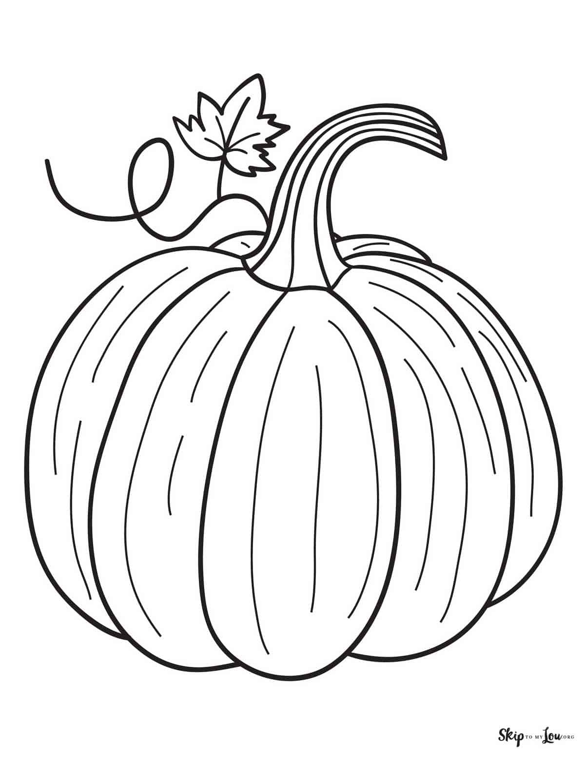 Pumpkin Coloring Pages | Skip To My Lou inside Thanksgiving Pumpkin Coloring Sheets
