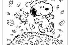 Snoopy Thanksgiving Coloring Pages (7 Pages To Print) - Cute regarding Thanksgiving Coloring Sheet Snoopy