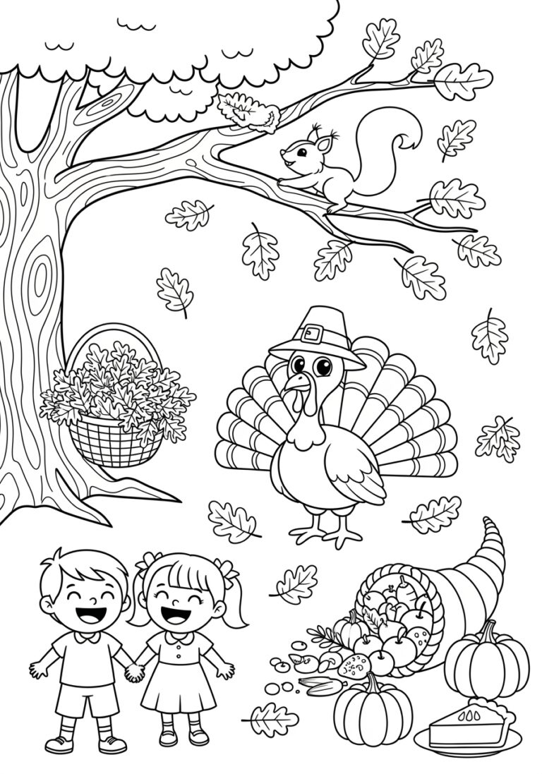 Thanksgiving Coloring Page For 3 Year Olds - Fun &amp;amp; Educational intended for Thanksgiving Coloring Sheets Crayola
