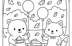 Thanksgiving Coloring Pages (44 Free Printable Pdfs) with regard to Thanksgiving Animals Coloring Sheet