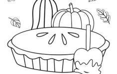 Thanksgiving Coloring Pages For Kids - Free Printable throughout Thanksgiving Basket Coloring Sheet For Pre-K